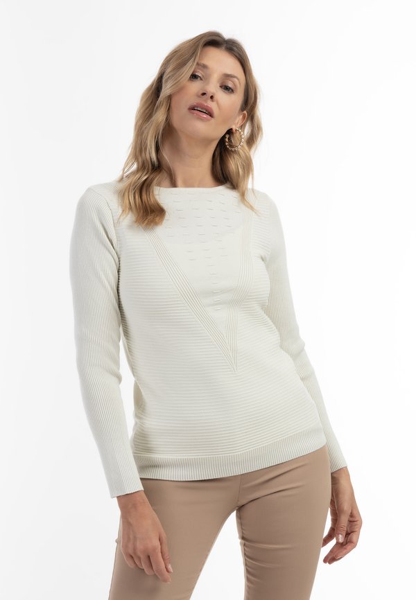 SIVENE - Strickpullover - weiss