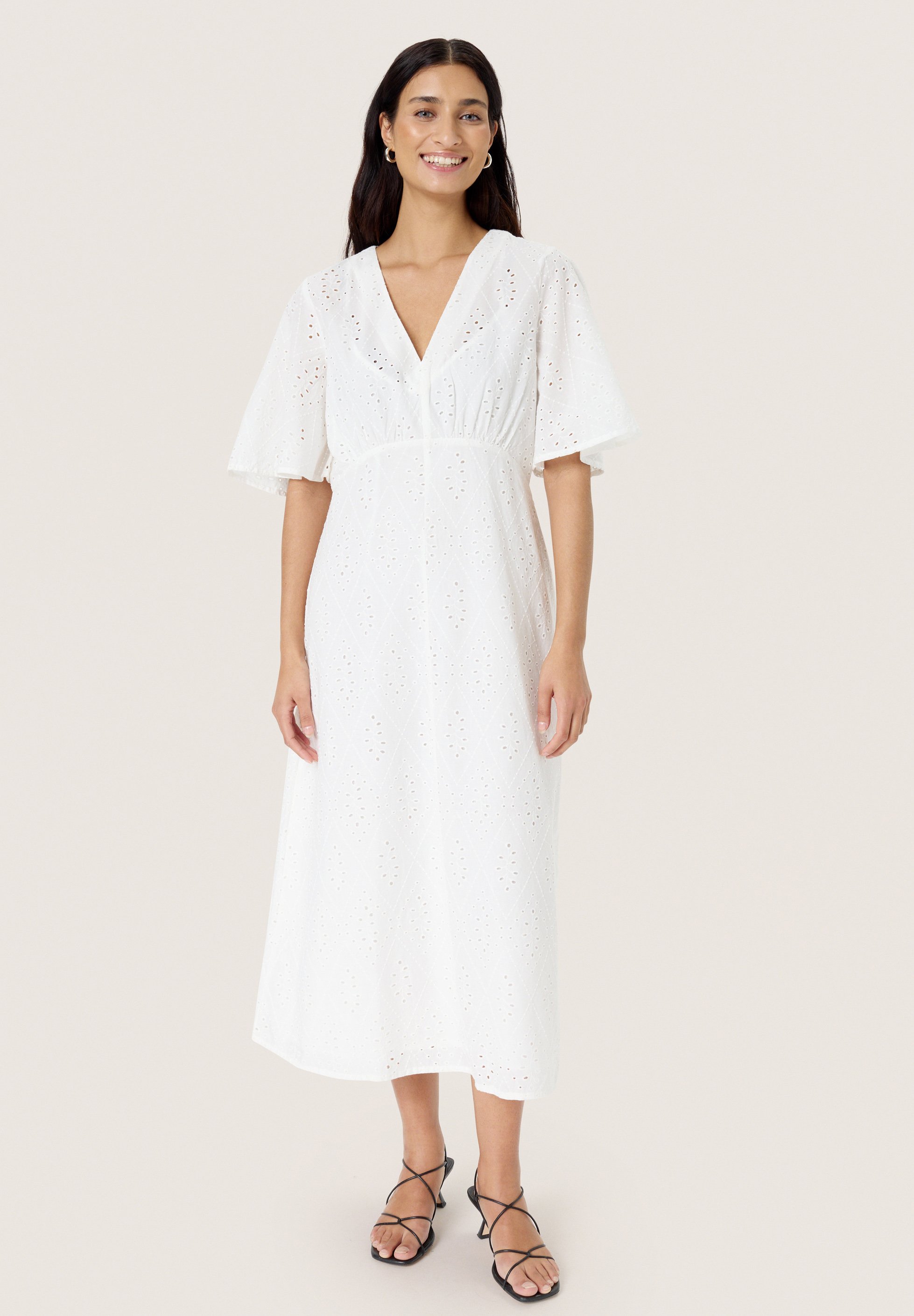 knee length dresses for ladies Allula Midi Dress - White main image 0