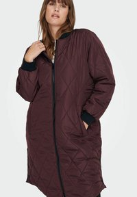 ONLY Carmakoma CARCARROT Winter coat sassafras/red