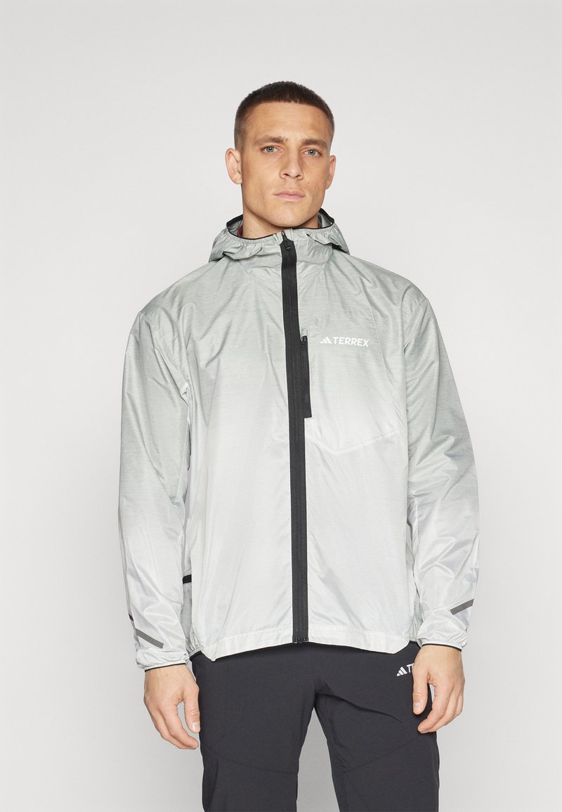 Adidas Terrex XPERIOR LIGHT WINDWEAVE - Neperpučiamoji striukė - silver green