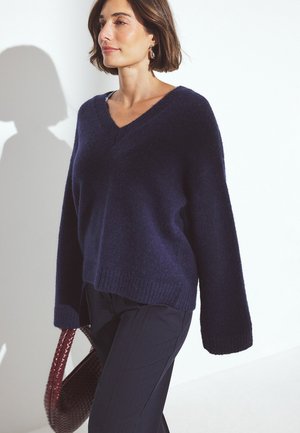 V-NECK - Džemperis - navy