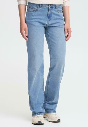 Straight leg jeans - ligth blue denim