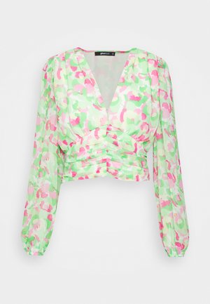 Gina Tricot MIA BLOUSE - Long sleeved top - flowerfield