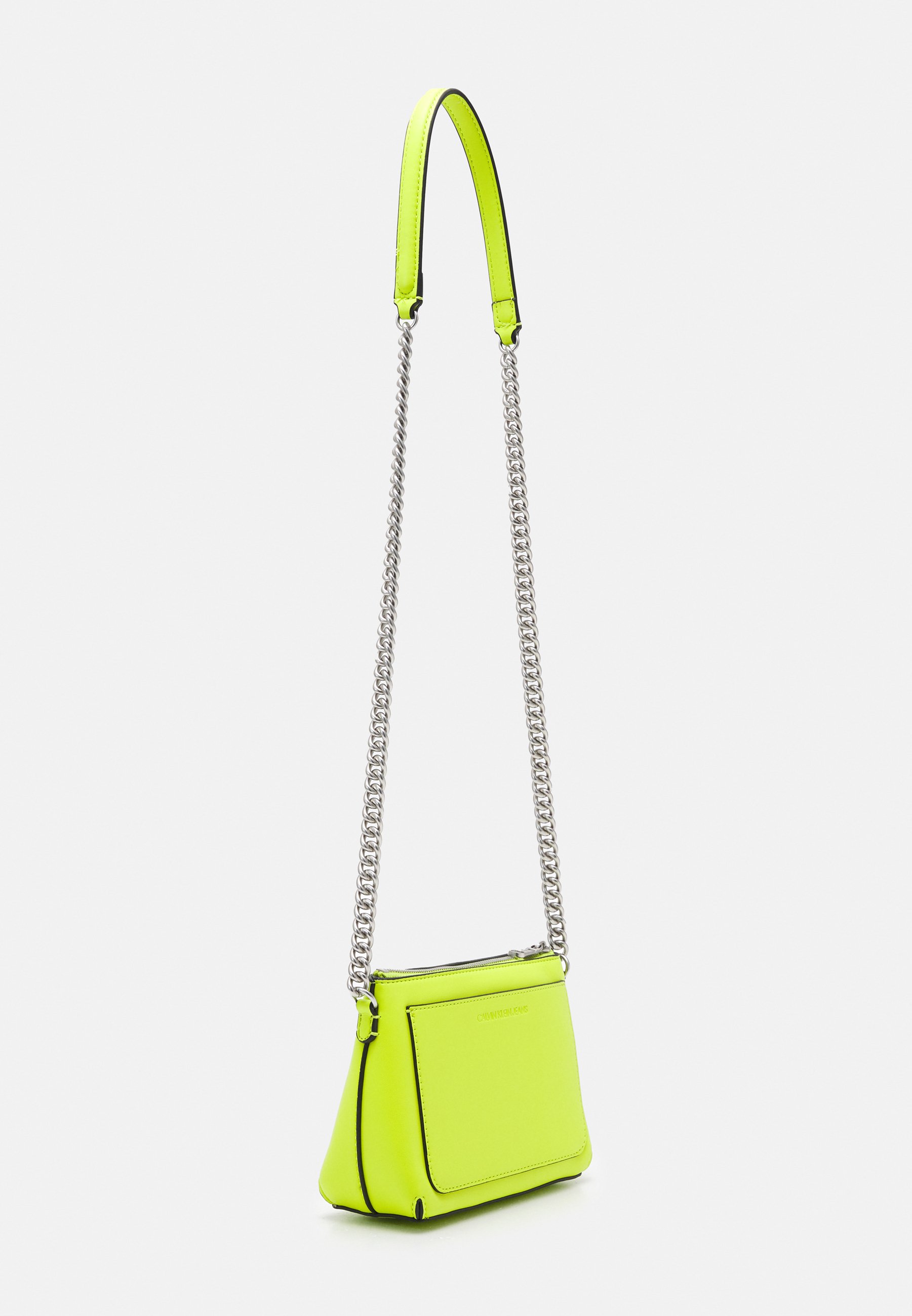 Calvin Klein Jeans SCULPTED CAMERA POUCH MONO - Borsa a tracolla - acid  lime/verde fluo - Zalando.it