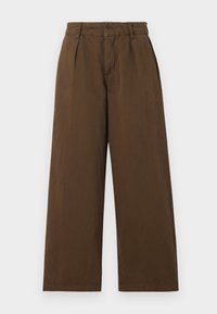 BDG Urban Outfitters REY WIDE LEG - Trousers - brown