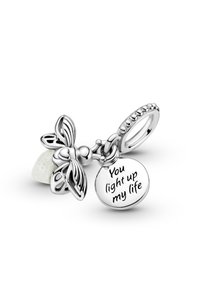 Pandora GLOW-IN-THE-DARK FIREFLY DANGLE  - Charm - silver coloured