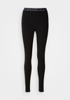 LOGO TAPE SLIM FULL LENGTH LEGGINGS - Κολάν - Παντελόνια - black