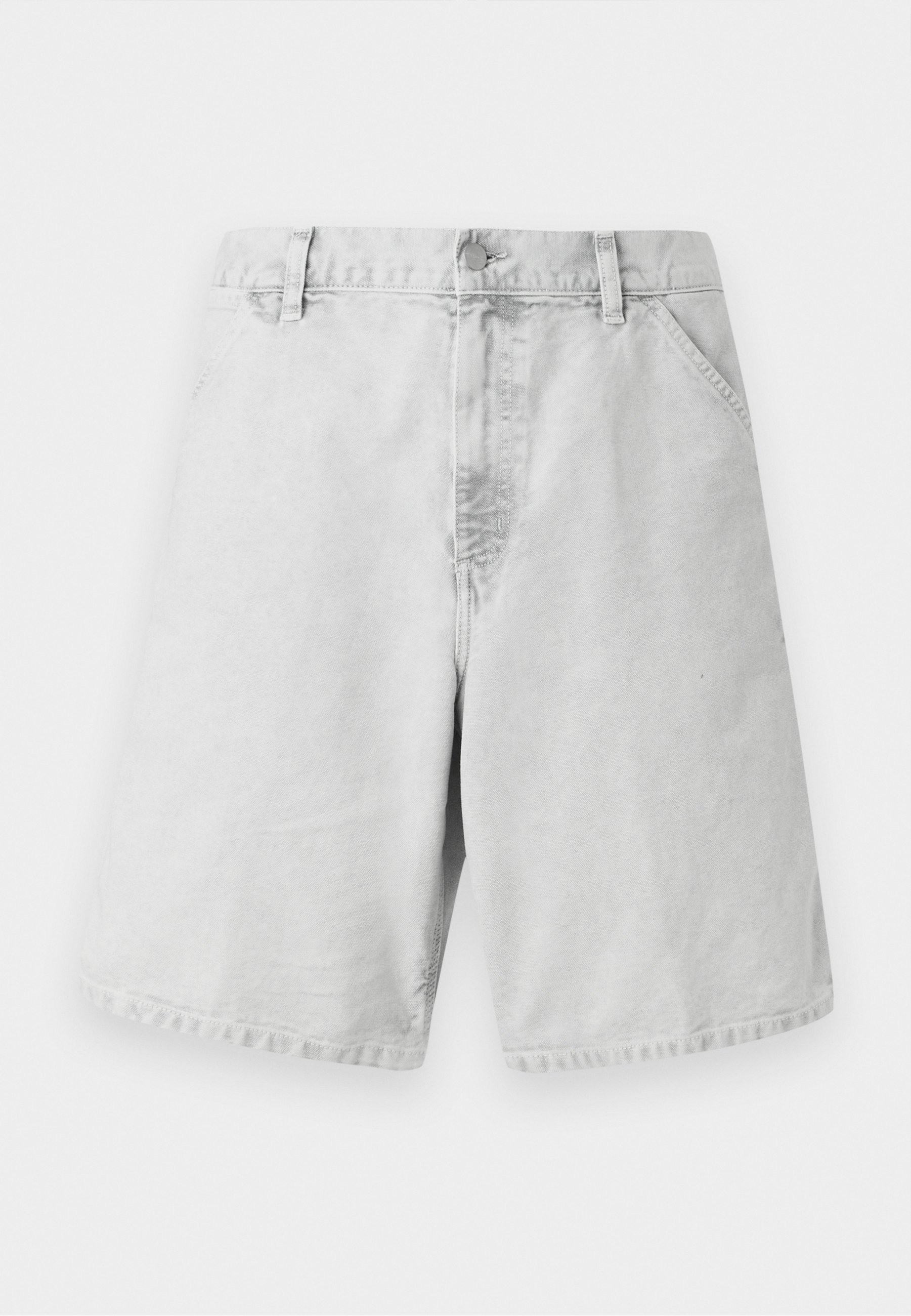 Carhartt WIP SINGLE KNEE - Šortky - black chalk wash