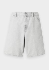 SINGLE KNEE - Lühikesed püksid - black chalk wash