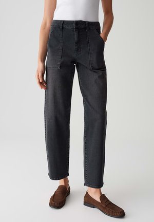 BARREL MELLY FREE - Jean boyfriend - dark carbon grey