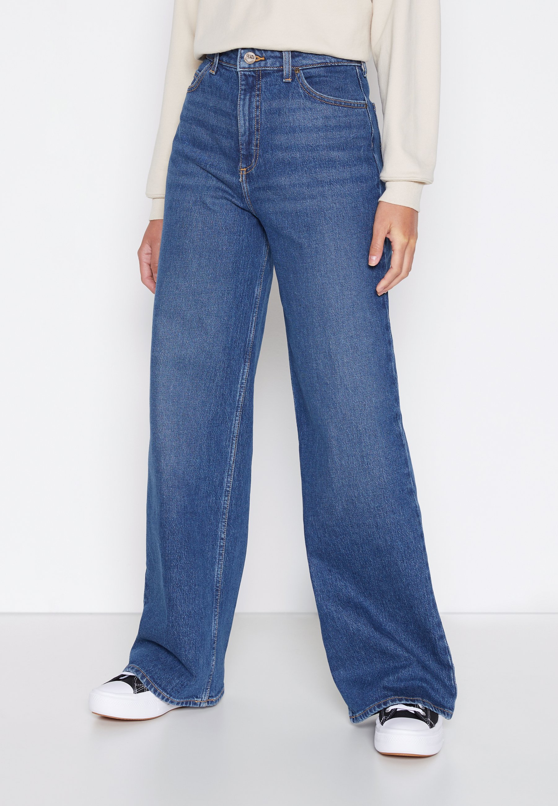 Lee STELLA A LINE - Flared Jeans - dark 