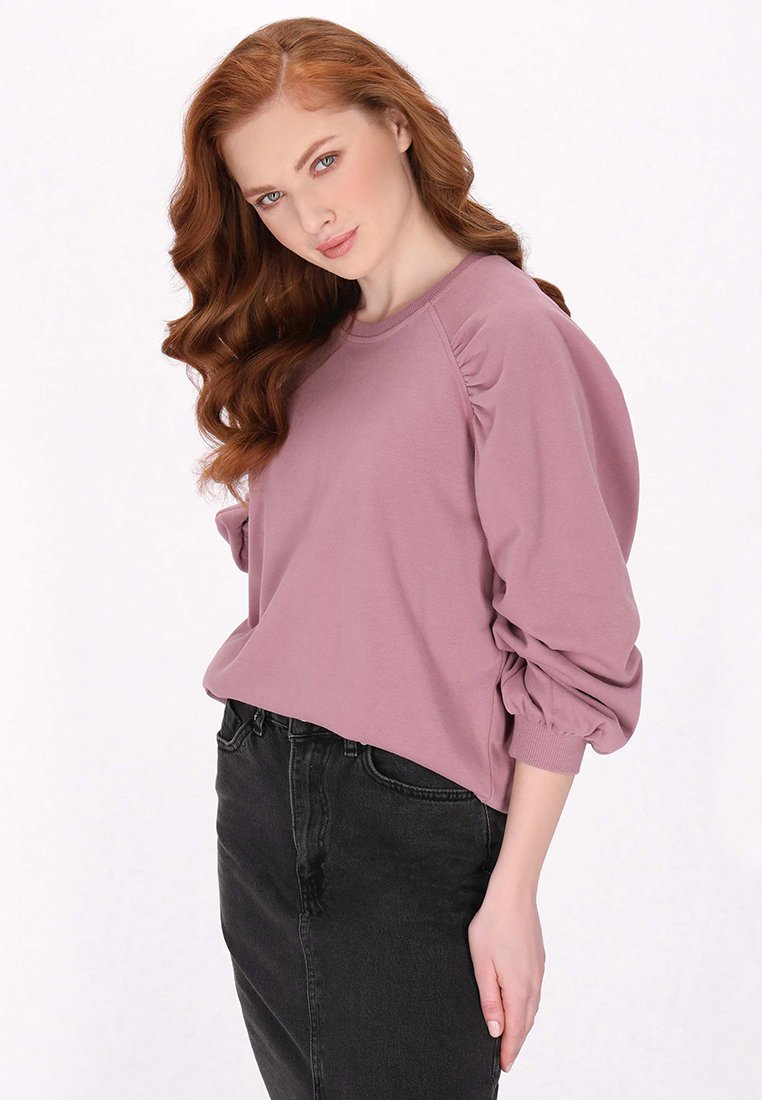 dreimaster Sweater donkerroze