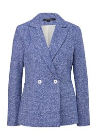 comma MIT STRUKTURMUSTER - Blazer - royalblau