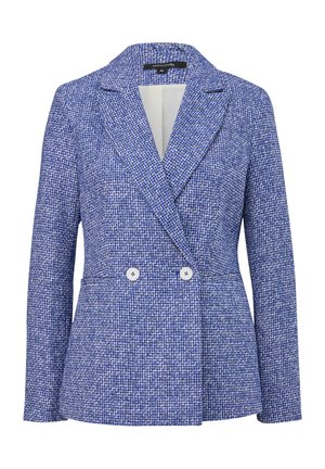 comma MIT STRUKTURMUSTER - Blazer - royalblau