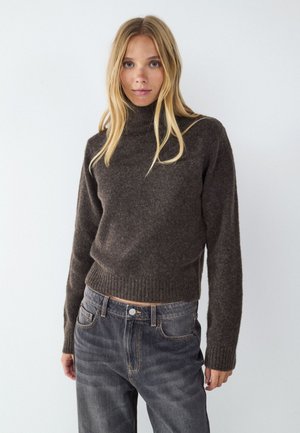 Balmohk, Soft Turtleneck Sweater - Jersey de punto - desert taupe
