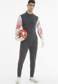 Puma INDIVIDUALCUP  - Langarmshirt - asphalt red blast