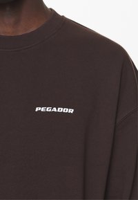 Pegador LOGO OVERSIZED SWEATER - Felpa - washed oak brown