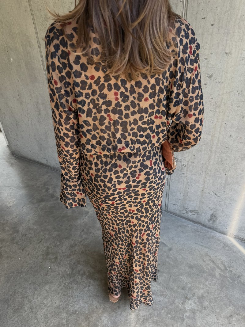Never Fully Dressed CHERRY LEOPARD MIA DRESS - Shirt dress - brown - Zalando Never Fully Dressed CHERRY LEOPARD MIA DRESS - Shirt dress - brown - Zalando