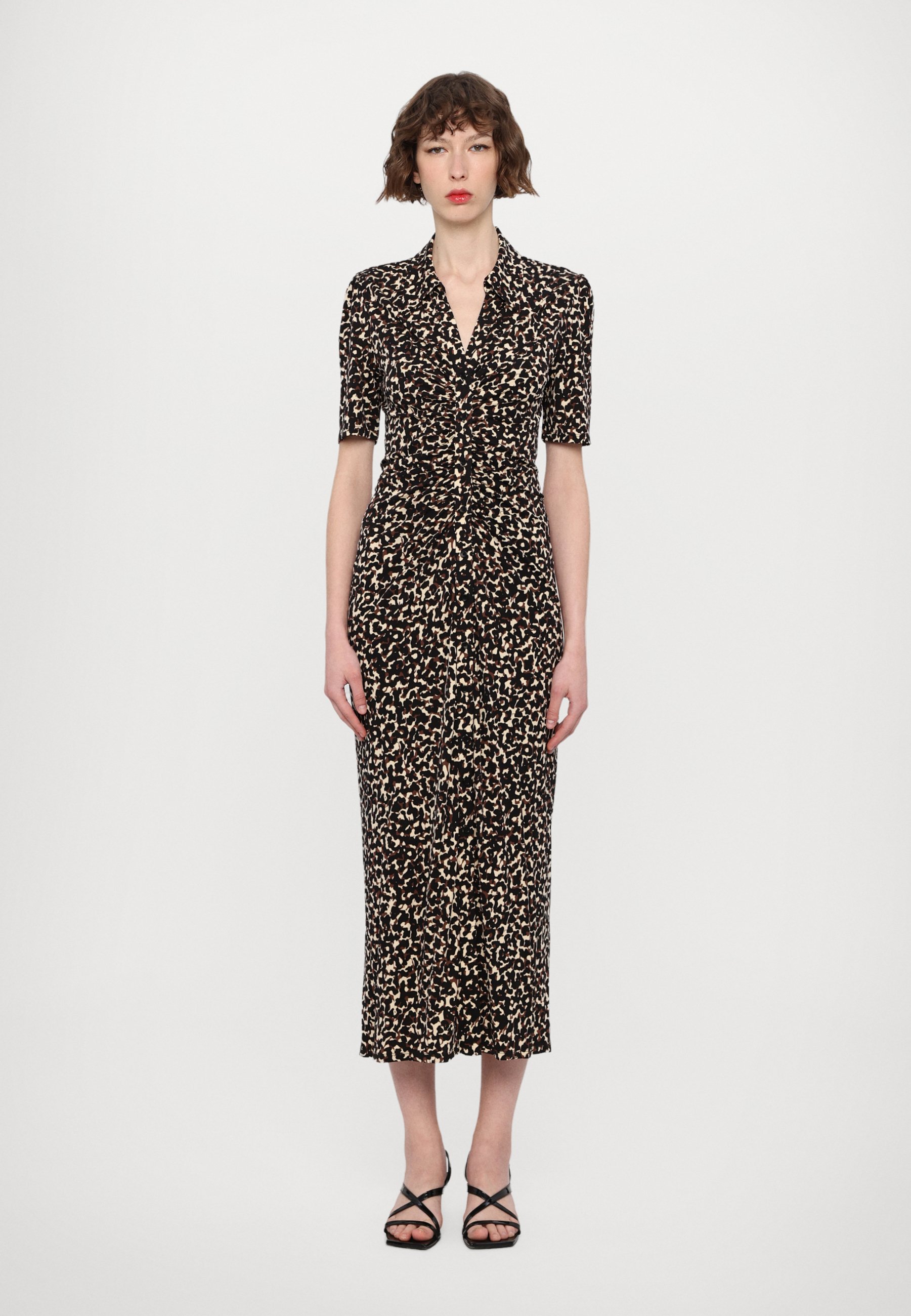 Diane von Furstenberg ZOEY DRESS - Vestito di maglina - brown