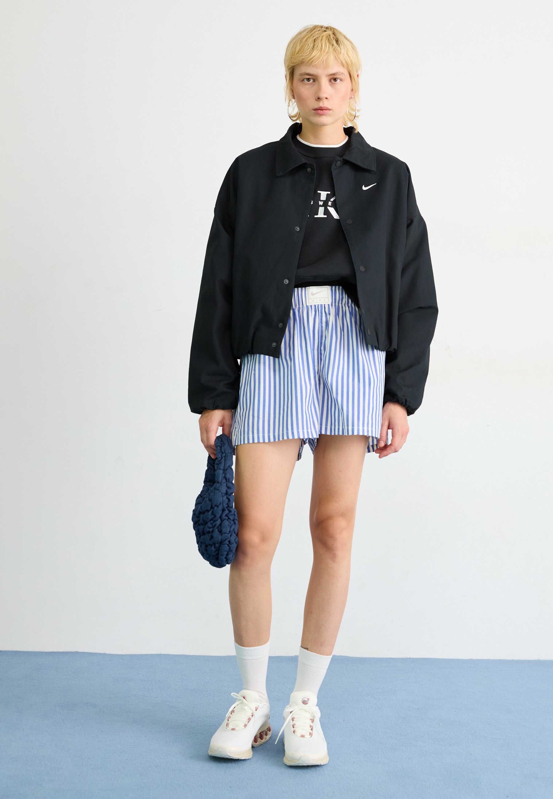 Nike Sportswear STRIPE - Shorts - game royal/sail/blu - Zalando