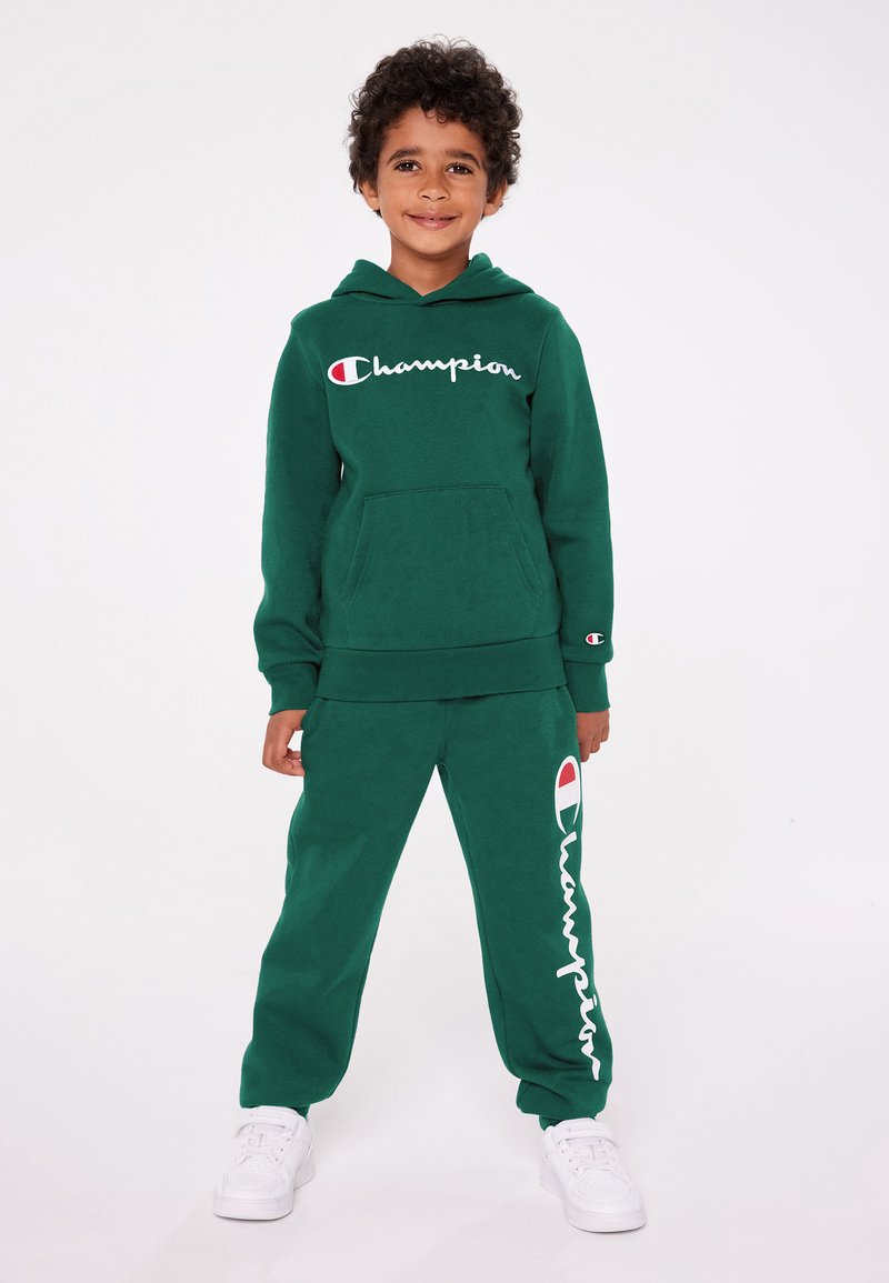 Champion - ICONS HOODED - Mikina s kapucňou - dark green, Zväčšiť