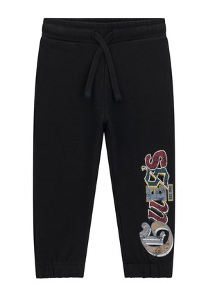 Guess, BABY TODDLER KIDS FRENCH TERRY REGULAR PANTS - Pantalones deportivos - schwarz