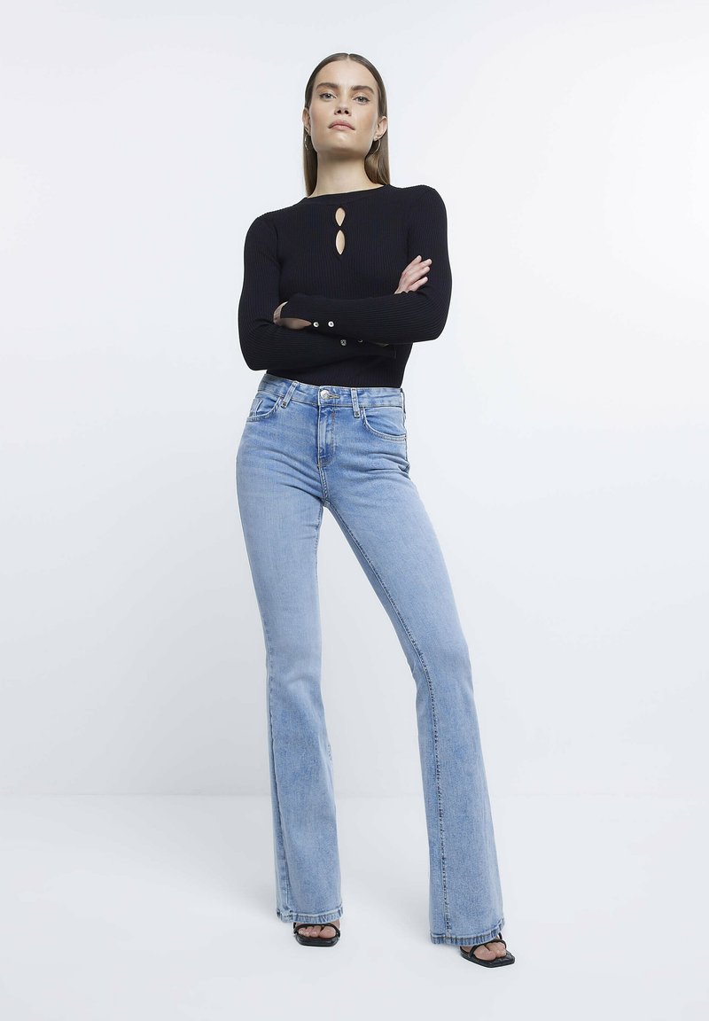River Island Flared Jeans blauw