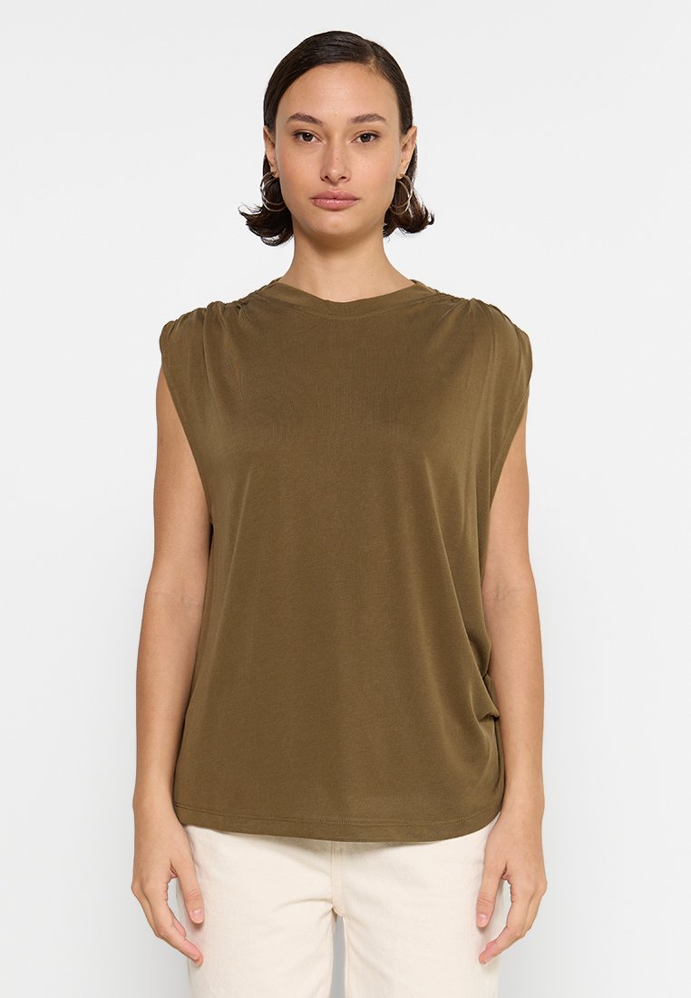 Replay T-shirt basic bruin Replay T-shirt basic bruin