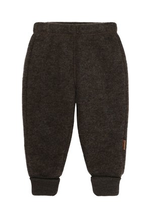 Træningsbukser - dark brown melange