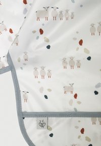 Lässig LONG SLEEVE BIB TINY FARMER SHEEP 2 PACK - Bavaglino - white