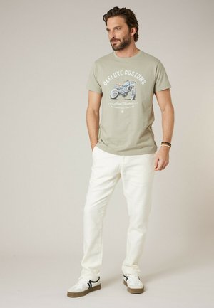 ORIGINAL RULES - Camiseta estampada - helles kaki