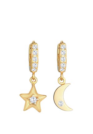 STAR MOON - Náušnice - gold-coloured
