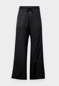 ELASTICATED TROUSERS UNISEX - Stoffhose - black