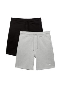 JOGGER - 2-PACK OF BERMUDA - Jogginghose - light grey