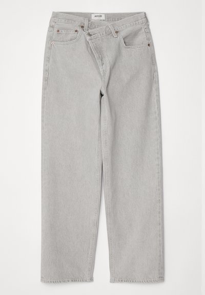 Agolde CRISS CROSS - Džínsy s rovným strihom - marbled medium grey
