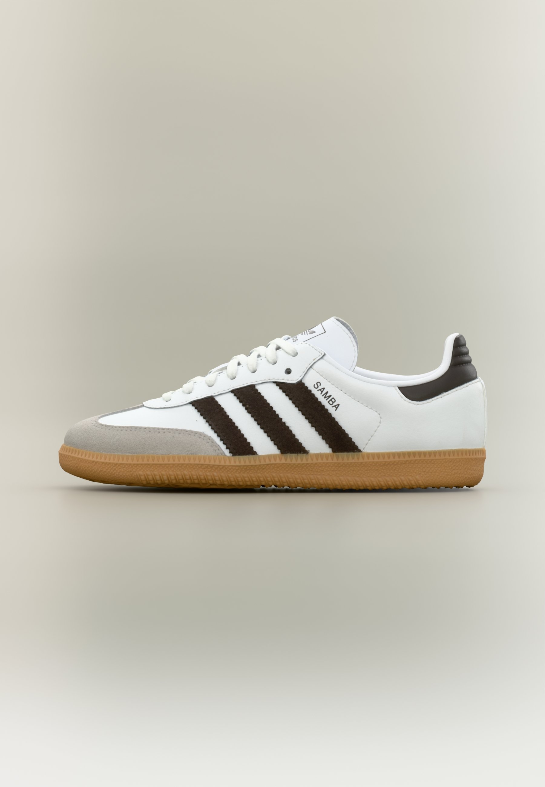 adidas Originals SAMBA OG UNISEX - Sneaker low - footwear white/aurora  coffee/clear granite/wei - Zalando