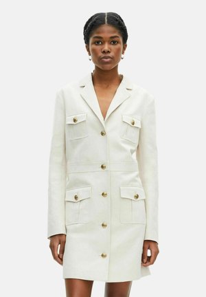Vestido camisero - beige