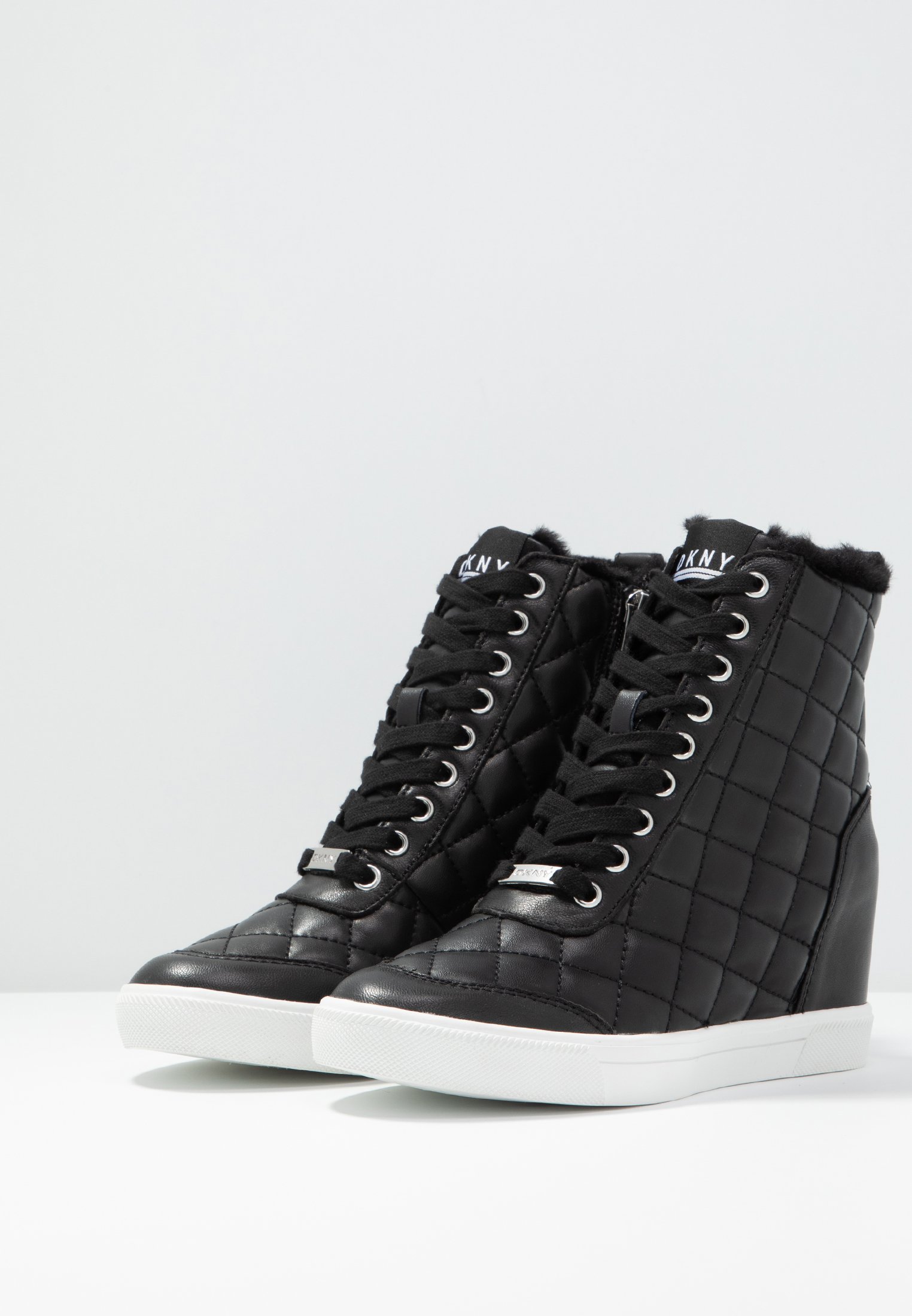 dkny cira wedge sneakers