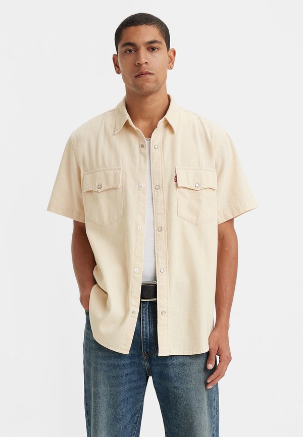 RELAXED FIT WESTERN - Shirt - ecru4