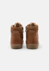 Friboo LEATHER - Botines con cordones - cognac