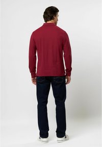 U.S. Polo Assn. BRETT LONG SLEEVE  - Pólóing - tibetan red