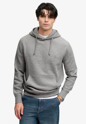Superdry & Co, SUPERDRY ESSENTIAL SD CO LOGO HOODIE.. - Jersey con capucha - dark vintage grey marl