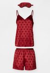 GIFT CAMI SHORT SET AND EYEMASK - Pyžamová súprava - regatta red