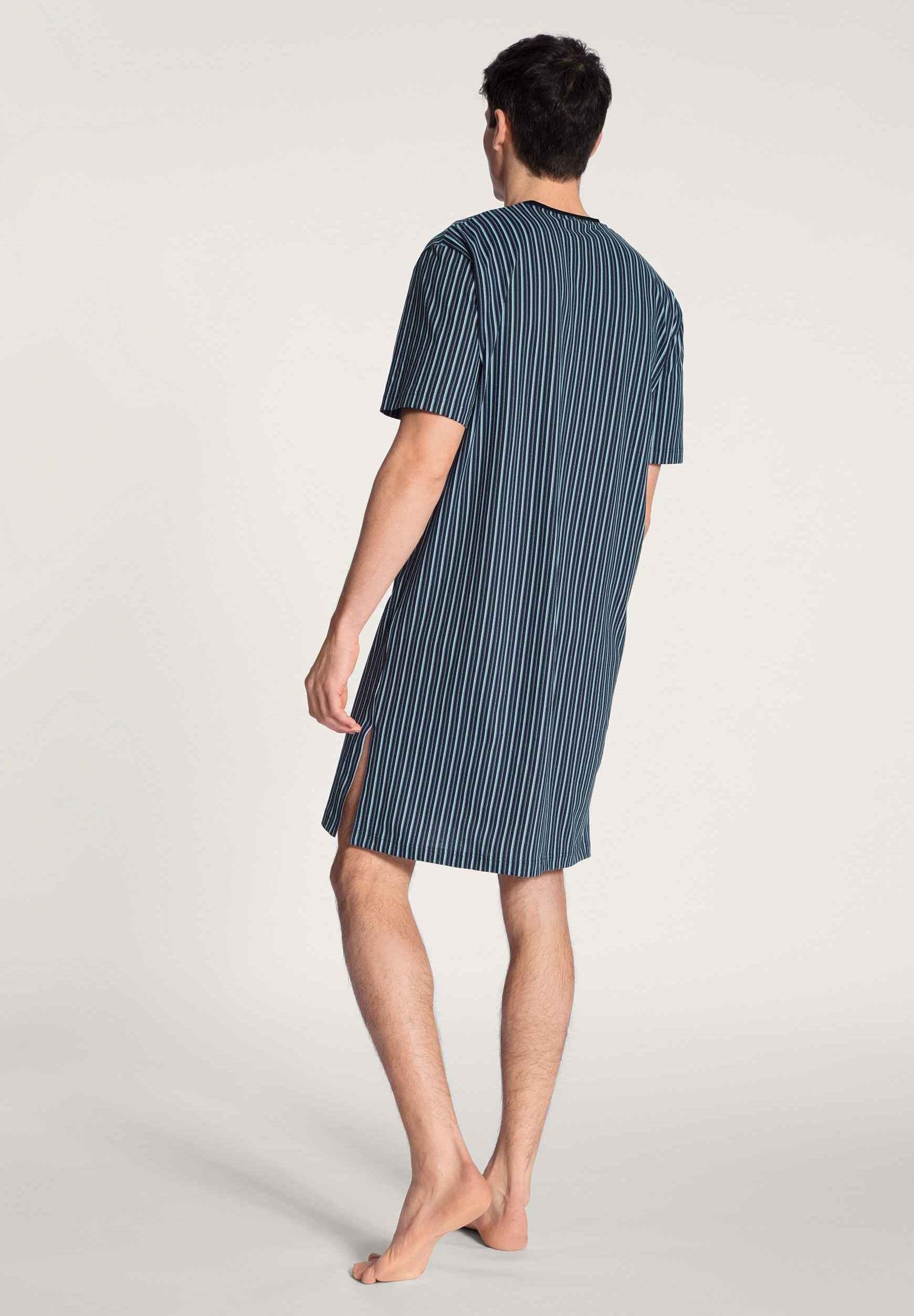 Calida HERREN-NACHTHEMD - Pyjama top - dark sapphire/blue - Zalando.de