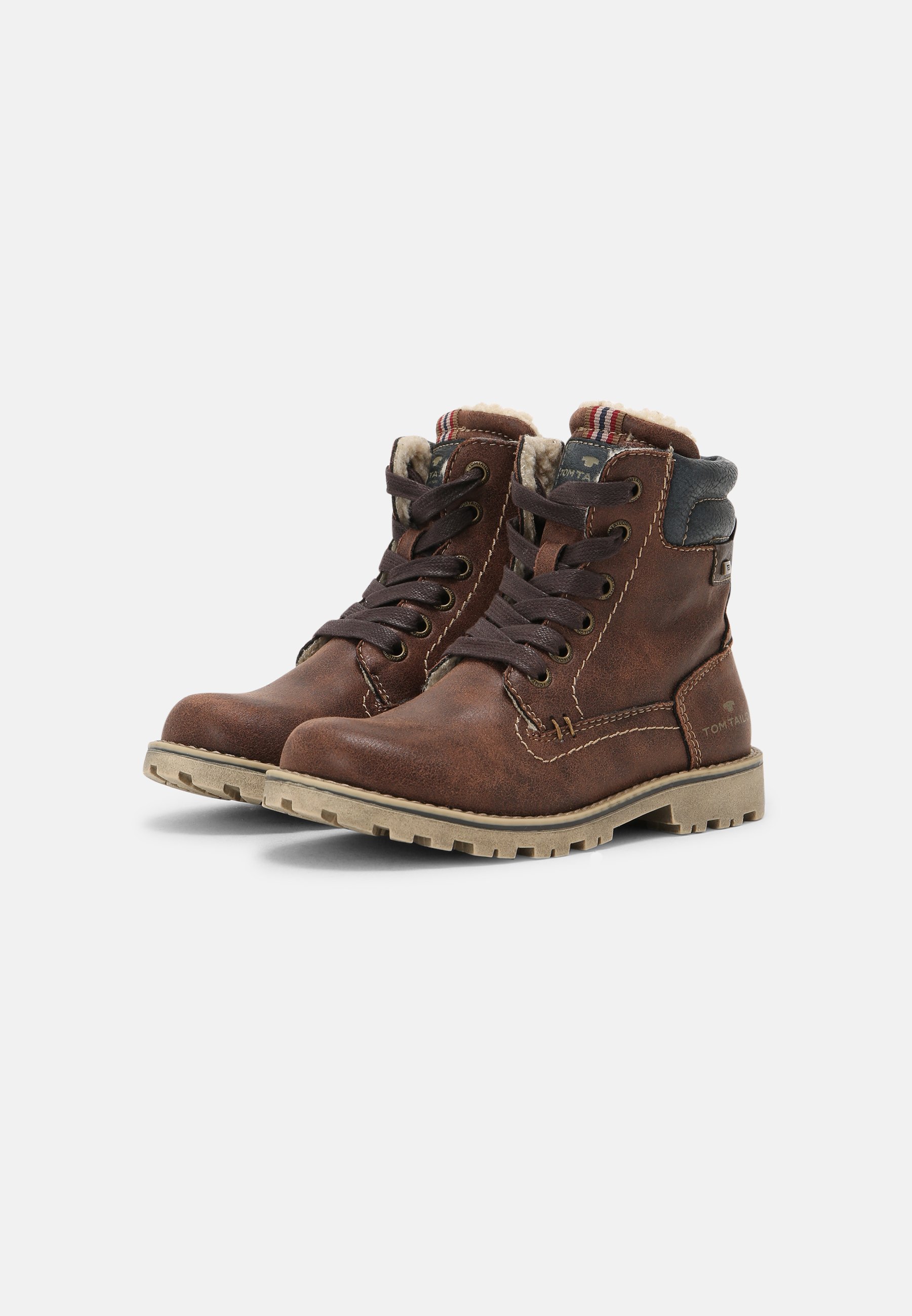 TOM TAILOR Stivaletti stringati - mokka/marrone - Zalando.it
