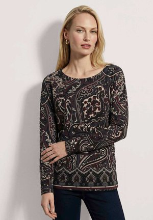 MADELEINE, MADELEINE SHIRT SWEATSHIRT MIT PAISLEY-DRUCK - Langarmshirt - bordeaux   blue   multicolor