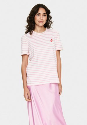 Saint Tropez JUCIASZ - T-shirt imprimé - bonbon white stripe