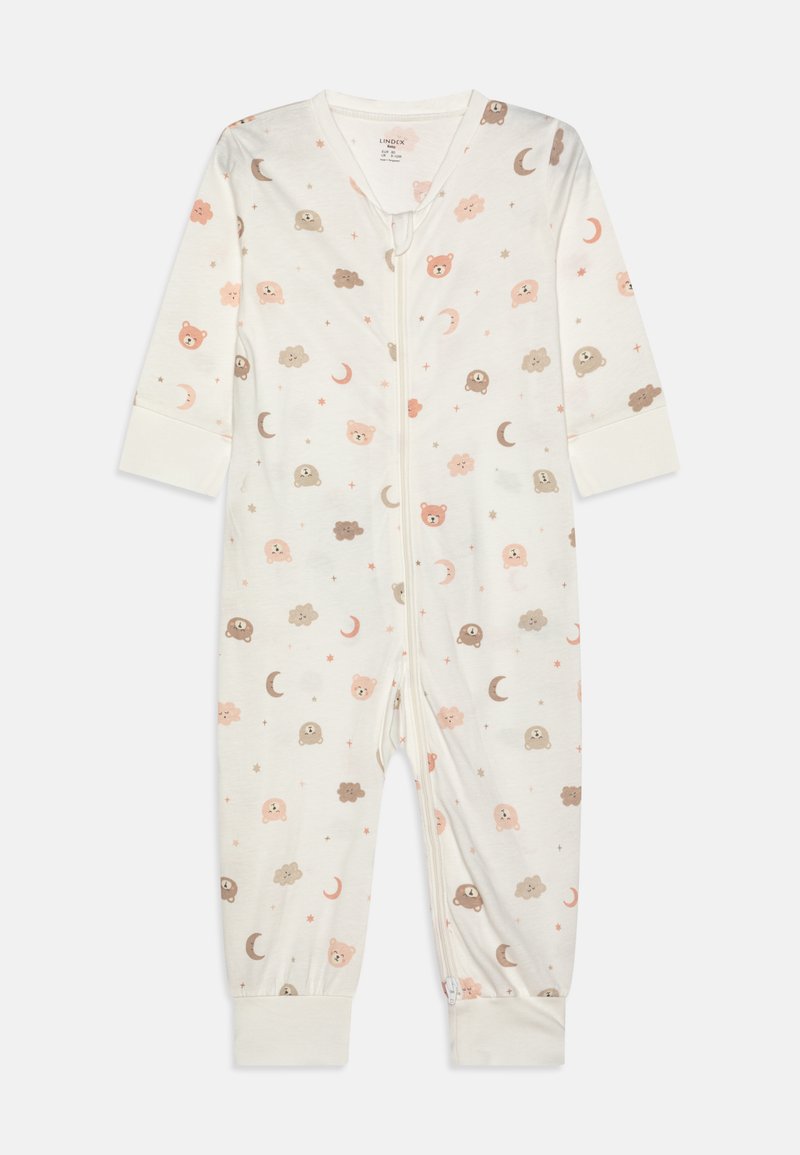 Lindex BEAR AT BACK UNISEX - Natdragt - light dusty white