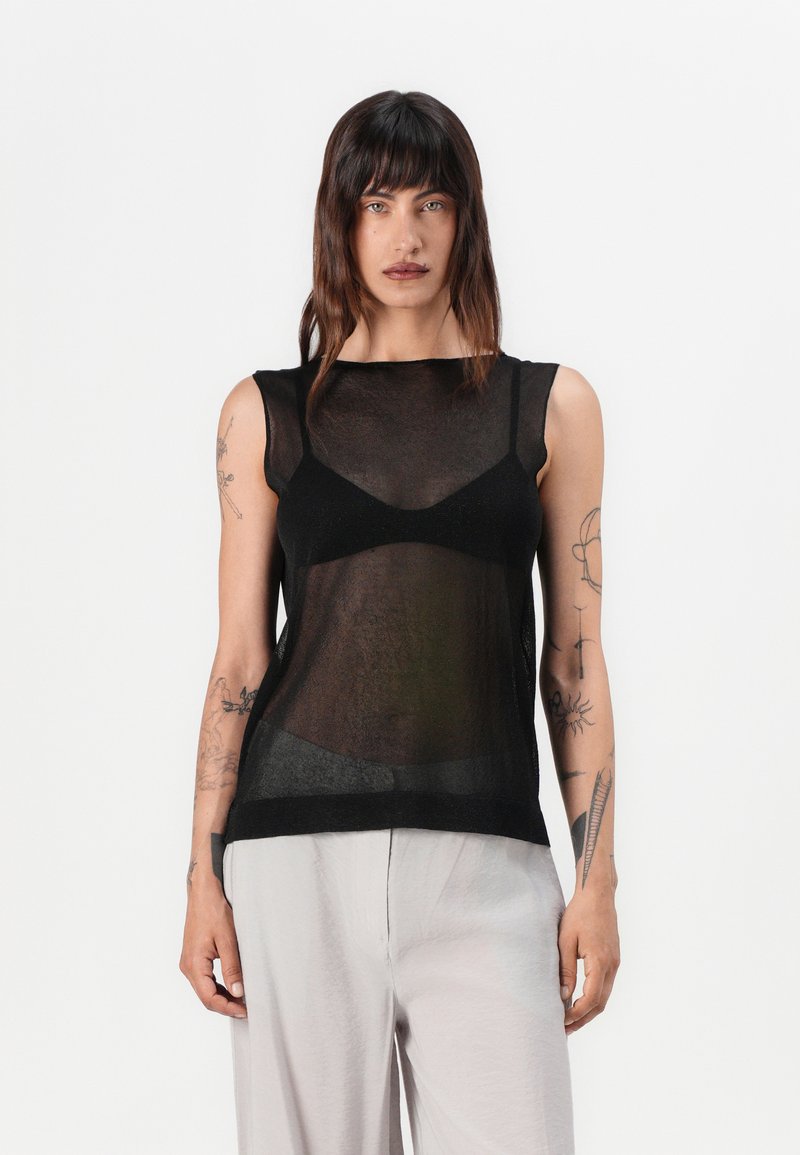 Emporio Armani Top donkerblauw Emporio Armani Top donkerblauw