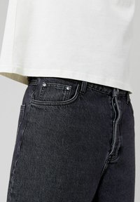 BZB BERMUDA - Short en jean - noir